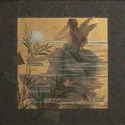 Composition with Winged Nymph at Sunrise